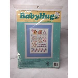 Vintage Dimensions Baby Hugs Lion and Friends Counting Chart in Cross Stitch Kit